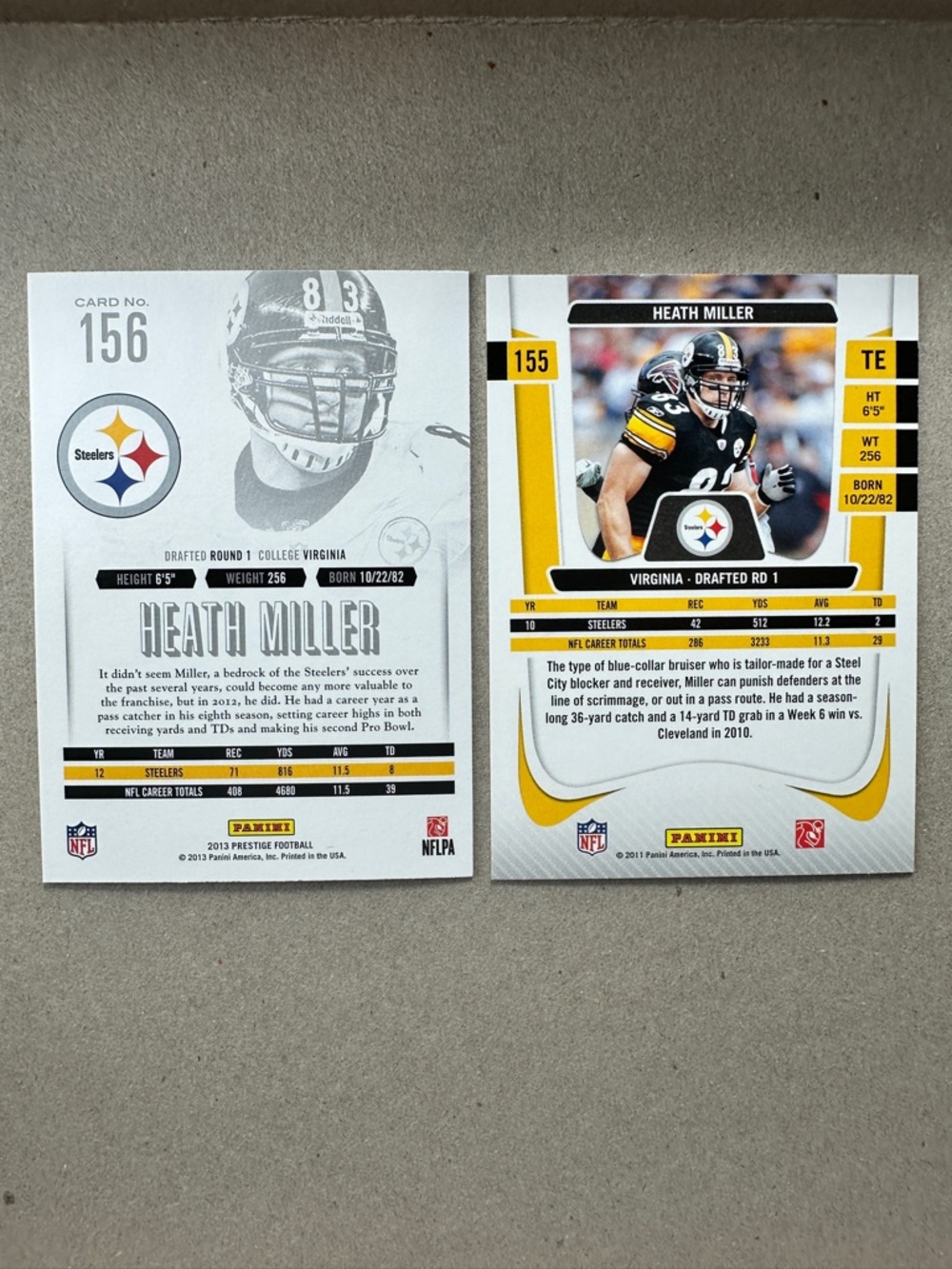Steelers Troy Polamalu & Ben Roethlisberger + teammates lot of 16 - Picture 7 of 15